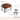 GENJI Safiya Solid Wood Foldable Dining Table from GENJI