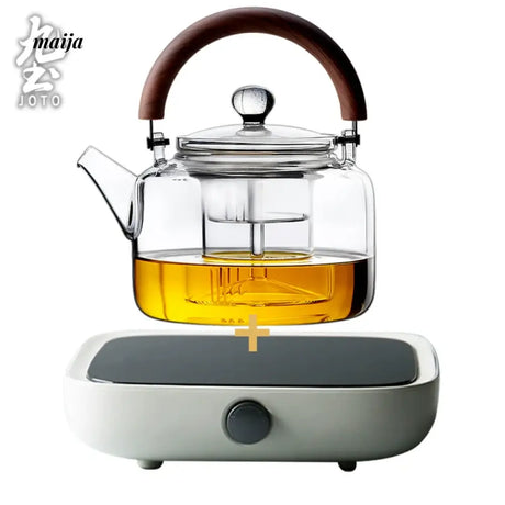 JOTO Glass Boiling Teapot Electric Ceramic High Temperature Tea Set from JOTO