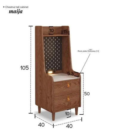 GUJI Solid Wood Tea Cabinet for Living Room from GUJI