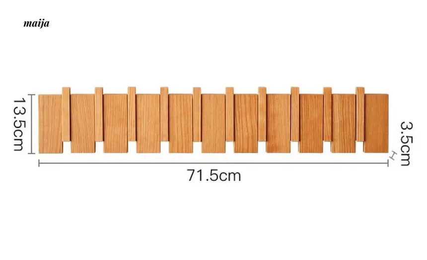 KIMACHI Wooden Piano Key Coat Hooks from KIMACHI