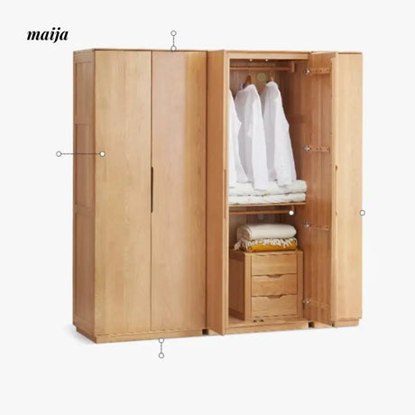 GENJI Brittney Solid Wood Wardrobe from GENJI