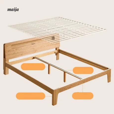 GENJI Brooklyn Solid Wood Bed from GENJI