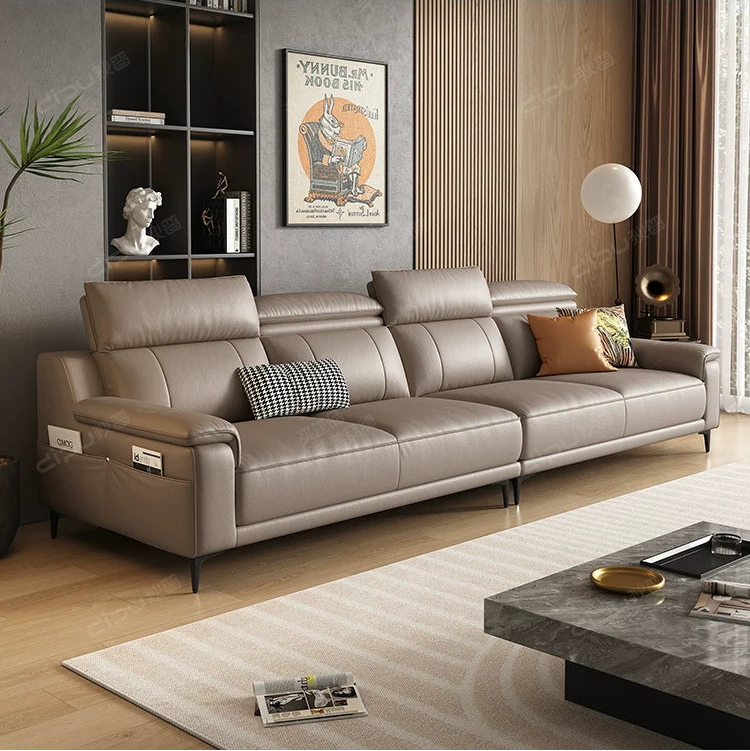 DIPU Arlo Minimalist Leather Sofa from DIPU