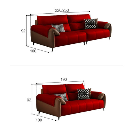 DIPU Dexter Italian Yellow Cowhide Sofa from DIPU