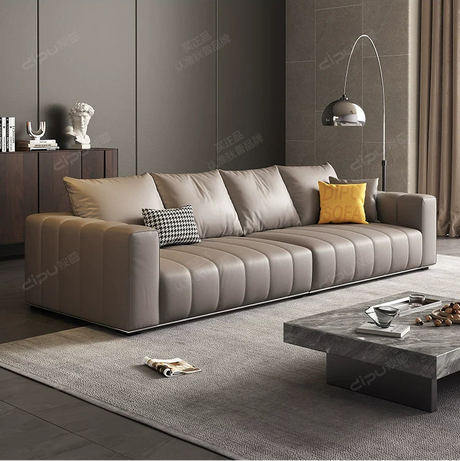 DIPU Luna Piano Leather Modern Sofa from DIPU