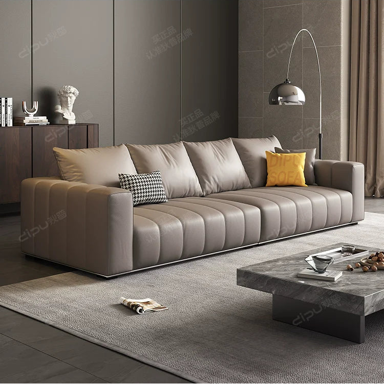 DIPU Luna Piano Leather Modern Sofa from DIPU
