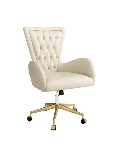 LATE AUTUMN Leather Office Desk Chair with High Back from LATE AUTUMN