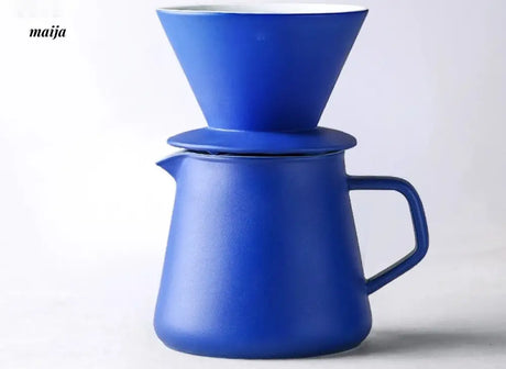 JOTO Rhine Blue Handcrafted Coffee Filter V60 Set from JOTO