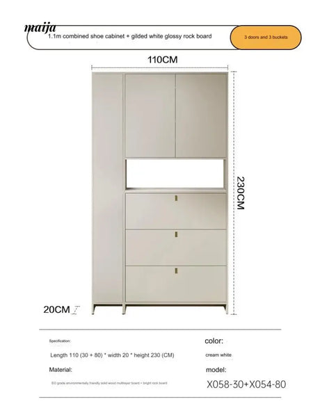 Noble Ultra Thin Shoe Cabinet from MODENG