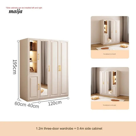 White Retro French Style Wardrobe from maija