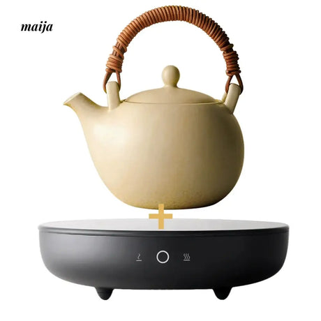 JOTO Japanese Pottery Boiling Teapot Bamboo Handle Kung Fu Tea Set from JOTO