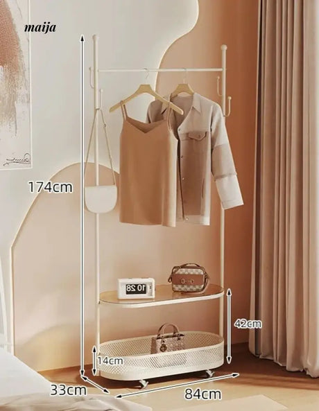 Marshall Load-Bearing Coat Hanger with Basket from AI