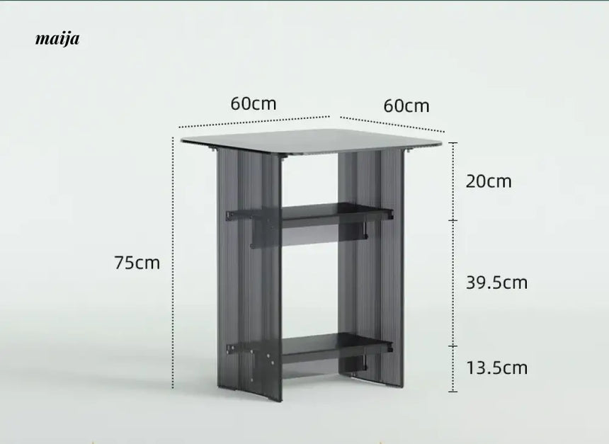 PUMPKIN BOX Nordic Acrylic Tall Table from PUMPKIN BOX
