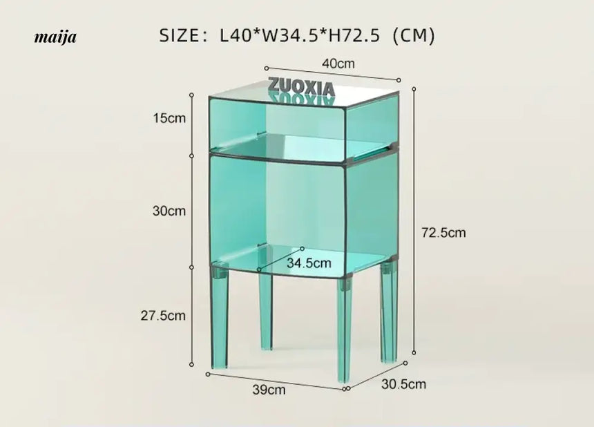 LOWERLEFT Acrylic Minimalist Bedroom Cabinet from HOBBYTREE