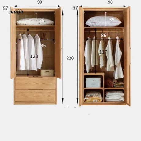 GENJI Galvin Solid Wood Wardrobe from GENJI