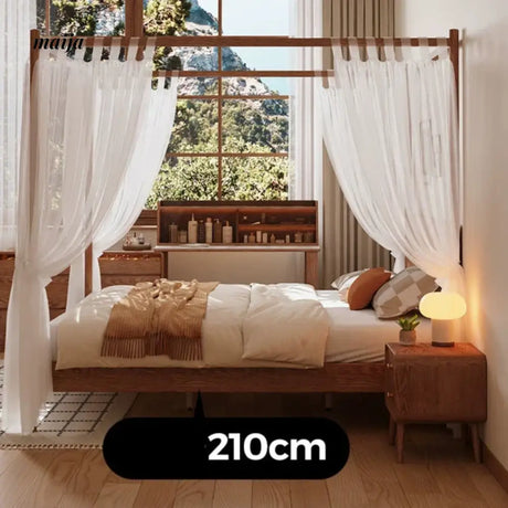 Kira Solid Wood Bed with Canopy from AI