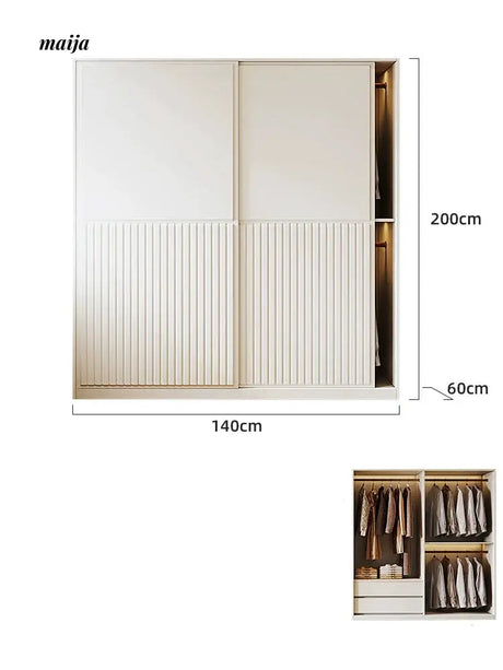 Castaneda Sliding Door Wardrobe from maija