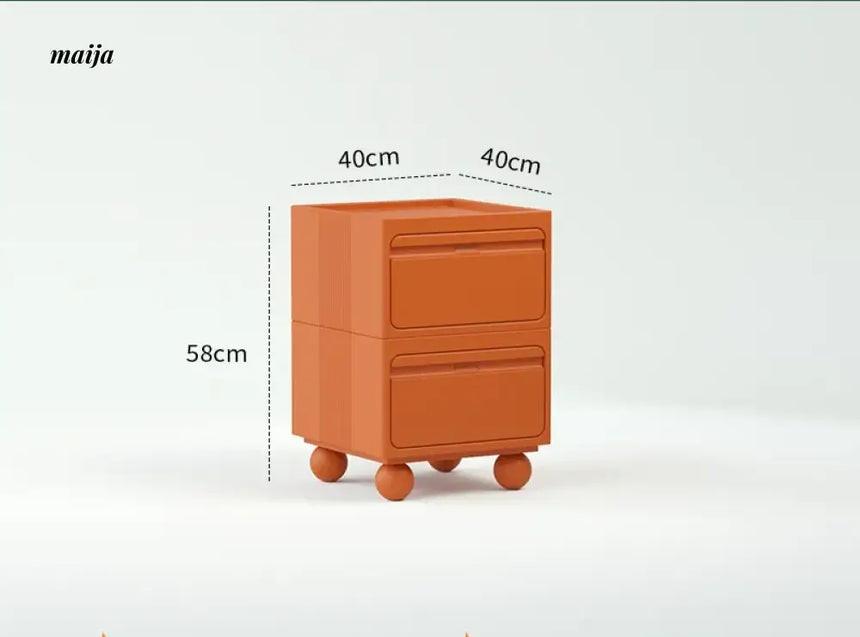 PUMPKIN BOX Modern Minimalist Bedside Cabinet from PUMPKIN BOX