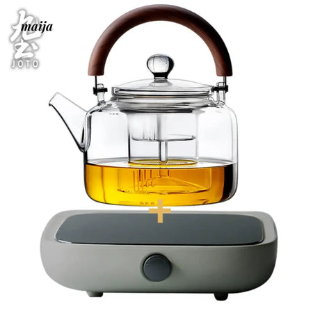 JOTO Glass Boiling Teapot Electric Ceramic High Temperature Tea Set from JOTO