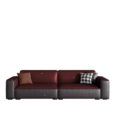 DIPU Atlas Tofu Cowhide Leather Sofa Combination from DIPU
