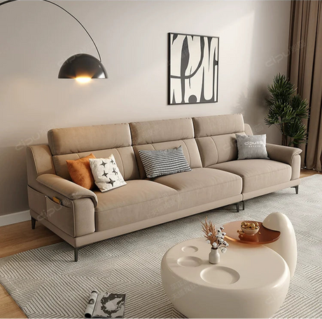 DIPU Theodore Minimalist Internet Celebrity Cream Sofa from DIPU