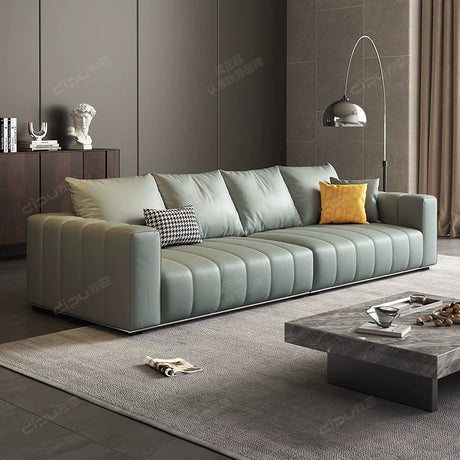 DIPU Luna Piano Leather Modern Sofa from DIPU