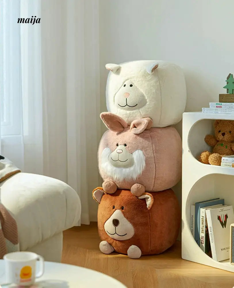 Cube Animal Bean Bag from Lin's Home