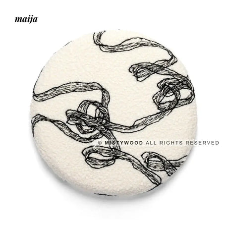 MISTYWOOD Circular Knitted Living Room Cushion from MISTYWOOD