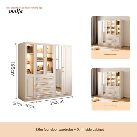White Retro French Style Wardrobe from maija