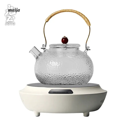 JOTO Hammered Glass Teapot Filtering Home Kung Fu Tea Kettle from MOSE