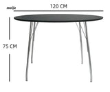 MOODSTORM Lilli Simple Iron Dining Table and Chair Set from MOODSTORM