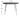 MOODSTORM Lilli Simple Iron Dining Table and Chair Set from MOODSTORM