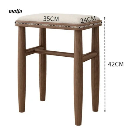 FUYUKI Lawton Dressing Stool from KENZAKI