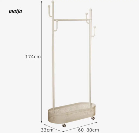 Marshall Load-Bearing Coat Hanger with Basket from AI