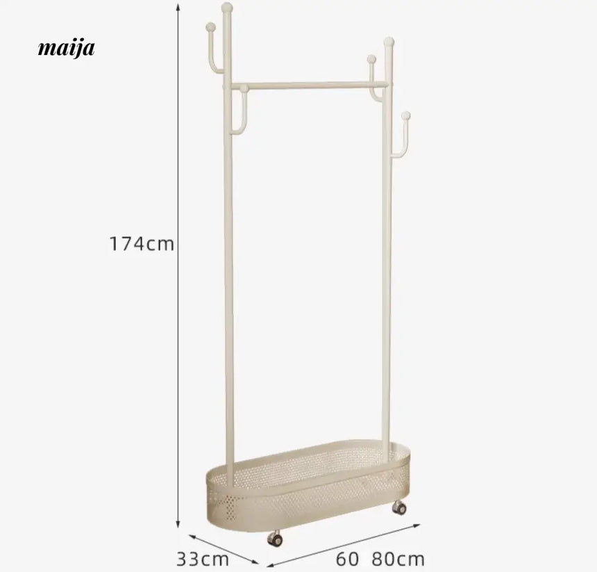Marshall Load-Bearing Coat Hanger with Basket from AI