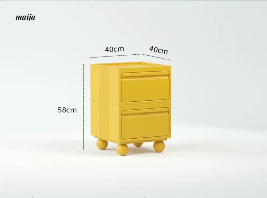 PUMPKIN BOX Modern Minimalist Bedside Cabinet from PUMPKIN BOX