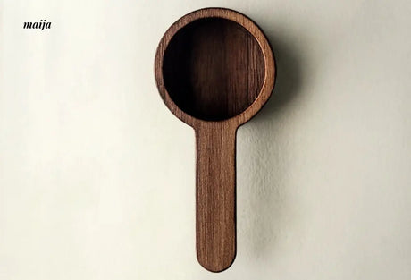 JOTO Rough Pottery Coffee Sharing Pot Wooden Lid from JOTO