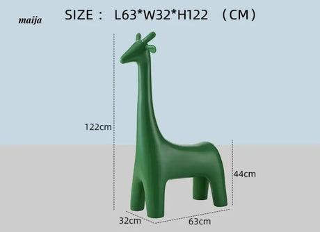 LOWERLEFT Giraffe Kids Shoe Stool from Lower Left