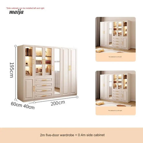 White Retro French Style Wardrobe from maija