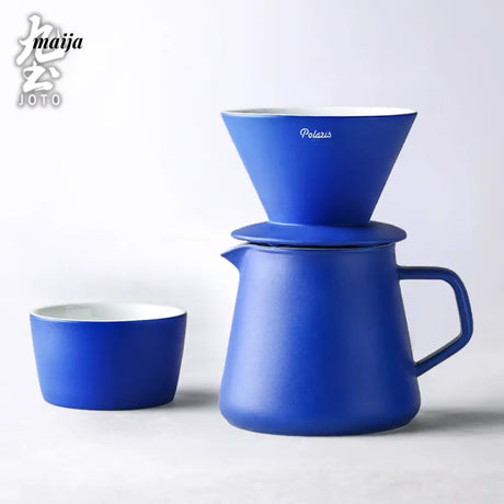 JOTO Rhine Blue Handcrafted Coffee Filter V60 Set from JOTO