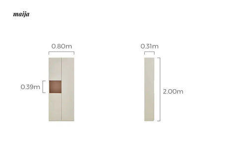 Miriam Children Wardrobe with Bookshelf from maija