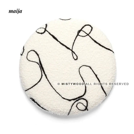MISTYWOOD Circular Knitted Living Room Cushion from MISTYWOOD