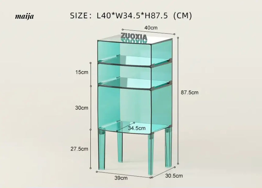 LOWERLEFT Acrylic Minimalist Bedroom Cabinet from HOBBYTREE