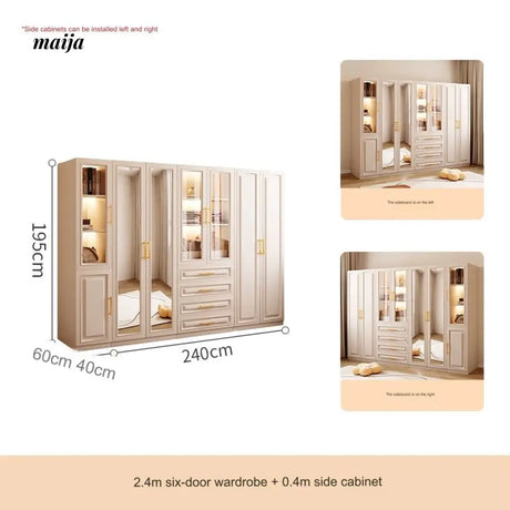 White Retro French Style Wardrobe from maija