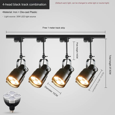 MODENG Retro Spotlight Bar Ceiling Light from MODENG