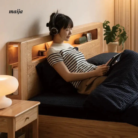 GENJI Elysia Solid Wood Box Bed from GENJI