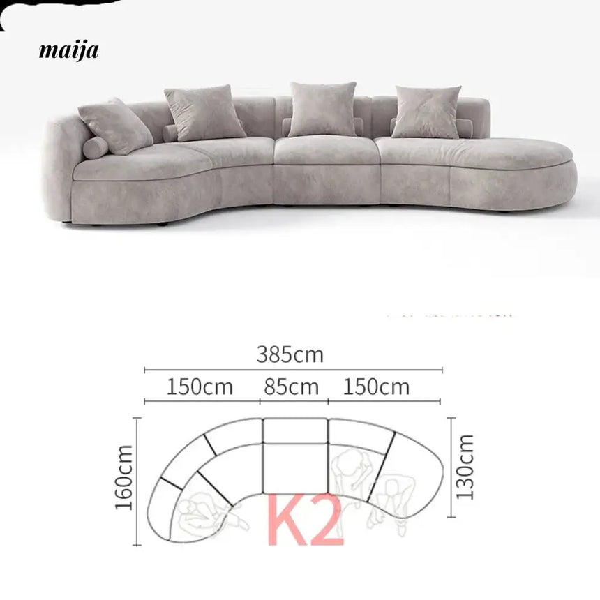 NAVI Emelie Curve Sofa from NAVI
