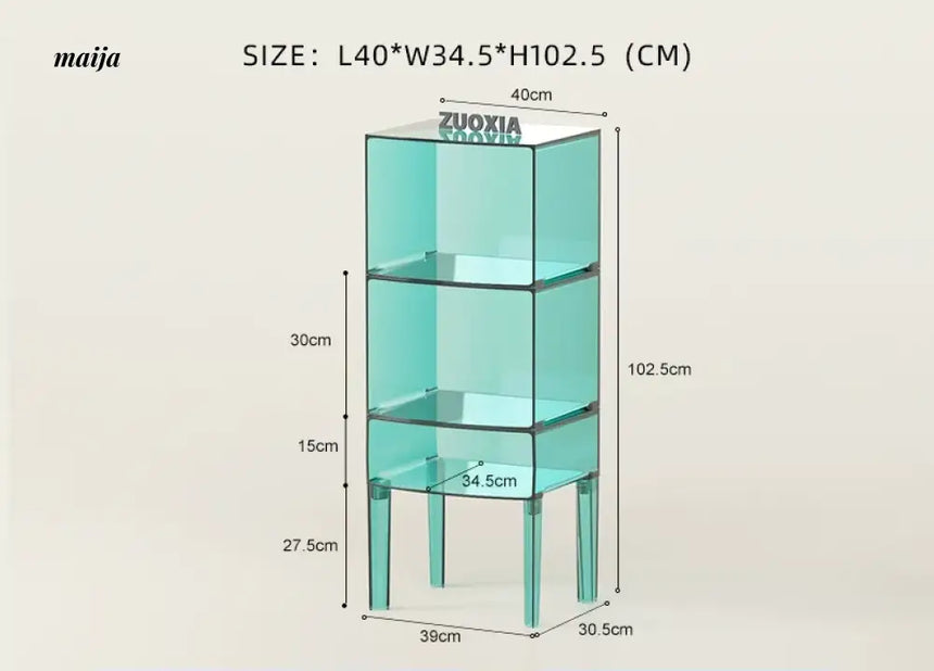 LOWERLEFT Acrylic Minimalist Bedroom Cabinet from HOBBYTREE