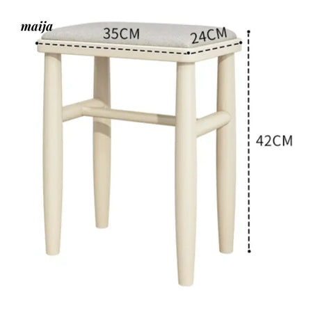 FUYUKI Lawton Dressing Stool from KENZAKI