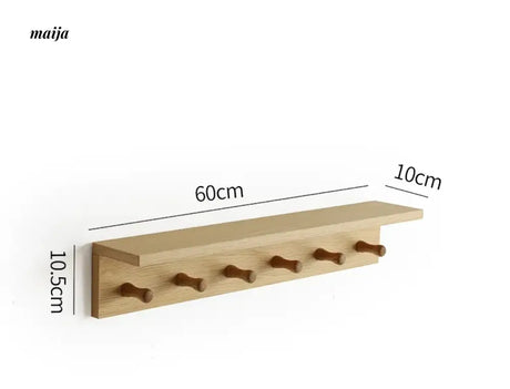OGI NO RYOHIN Bedroom Wall Hook and Hanging Shelf from HOBBYTREE